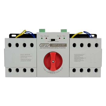 Устройство автоматического ввода резерва серии АВР-63/4Р Энергия - Стабилизаторы напряжения - Устройства защиты и контроля сети - Магазин электрооборудования для дома ТурбоВольт